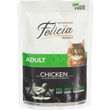 Braventa Collection Pouch Yaş Kedi Maması, Tavuklu, Tahılsız, Yetişkin, (12 x 85 Gr)