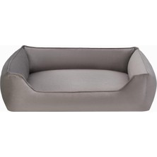 Braventa Collection Pet Comfort Delta Leo Gri Köpek Yatağı M 70X90CM