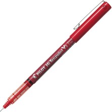 Braventa Collection Pilot V5 Tükenmez Kalem, Iğne Uçlu, 0,5 mm Yazı Ucu, 0,3 mm Çizgi Genişliği, 12 Adet, Kırmızı