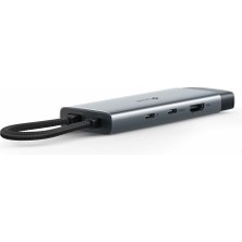 Braventa Collection Tp-Link UH7020C, 4K 60Hz Hdmı, Gigabit RJ45 Port, 100W Hızlı Şarj, Sd ve Microsd Kart Yuvası, 5gbps