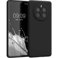 Braventa Collection Matte Silicone Realme 12 Pro Kılıf Siyah [realme 12 Pro ile Uyumlu Kılıf - Siyah]