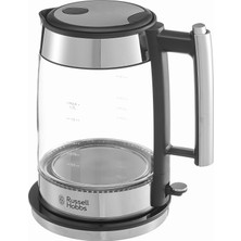 Braventa Collection Russell Hobbs 23830-70 Su Isıtıcı Elegance Cam, 1.7 L, 2200 W, LED Aydınlatma, Paslanmaz Çelik, Çıka