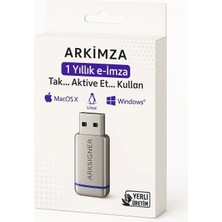 Braventa Collection Arkimza Elektronik Imza Cihazı, USB Bağlantılı Token, Resmi E-Imza Sertifikası, Pdf, Word, Excel Bel