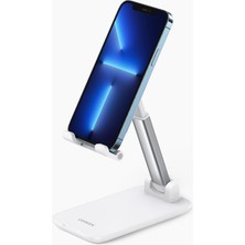 Braventa Collection Katlanabilir Telefon Tutacağı iPhone ile Uyumlu Redmi (Beyaz)