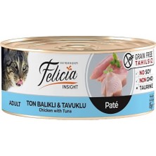 Braventa Collection Tahılsız 85 gr Ton Balıklı-Tavuklu Kıyılmı Ş Kedi Maması