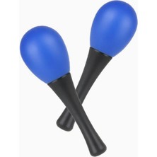 Braventa Collection ORF-MRC-06BL Örf Aletleri Mavi Marakas Plastik Maracas 2 Adet (Çift)
