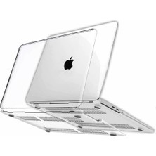 Braventa Collection Klasse MacBook Air 15" 2023-2024 M2-M3-M4 Çip ile Uyumlu Şeffaf Dayanıklı Koruyucu Kılıf, Ultra Ince