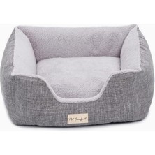 Braventa Collection Pet Comfort Echo Varro Gri-Gri Kedi ve Köpek Yatağı S 50X60CM