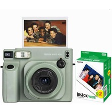 Braventa Collection Instax Fujifilm Wide 400 Instant Fotoğraf Makinesi - 20'lı Film (Yeşil)