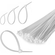 LTG Nova 100 Adet Plastik Cırt Kelepçe Kablo Bağı Kablo Düzenleyici-4.8 x 380 mm