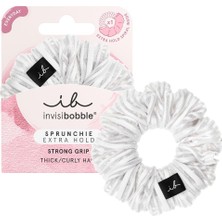 Braventa Collection Saç Lastiği Extra Care Beyaz Scrunchie Pure White, Saç Lastikleri Kızlar ve Kadınlar Için Güçlü Tutu