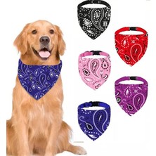 Braventa Collection Evcil Hayvan Köpek Boyun Tasması Yakalık Önlük Fular Mavi (Büyük 420)