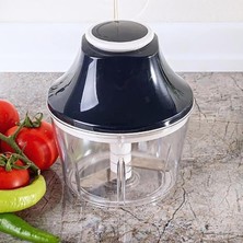 Braventa Collection Manuel Sebze Doğrayıcı, Basmalı Rondo, Mutfak Gereçleri (Siyah)