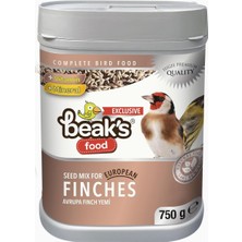 Braventa Collection Beak's Kuş Yemi, Avrupa Finch Yemi, 750 gr