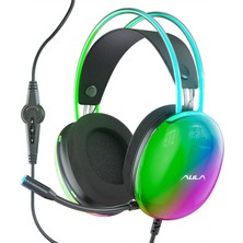 Braventa Collection Aula S505 Rgb USB Mikronfonlu Kulaklığı Siyah