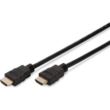 Braventa Collection Digitus DK-330107-010-S HDMI Yüksek Hızlı Ethernet Bağlantı Kablosu, 1m, Siyah