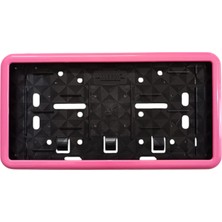 LTG Nova Çerçeveli Dikdörtgen Plakalık Plaka Altlığı Pembe 32X17 cm