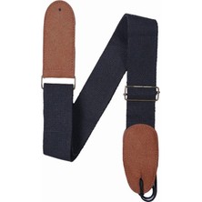 Braventa Collection HG21 Gitar Omuz Askısı Siyah Renk 5 mm Genişlik 87-146 cm