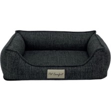 Braventa Collection Pet Comfort Delta Varius Koyu Gri Köpek Yatağı M 60X75CM