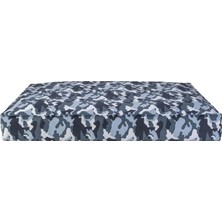 Braventa Collection Pet Comfort Lima Merta Mavi Kamuflaj Köpek Yatağı L 75X110CM