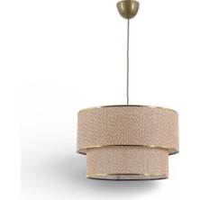 Elizim Home Lighting Pasta Tekli Abajur Sarkıt Avize