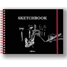Braventa Collection Le Color Çizim Eskiz Defteri Spiralli 120 Gr. Siyah