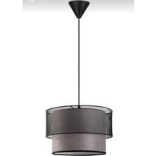 Elizim Home Lighting Kafesli Pasta Abajur Sarkıt Avize