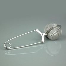 Pratik Paslanmaz Çelik Un Kakao Pudra Şekeri Eleği -Maşalı Bitki Çayı Demleme Süzgeci - Lisinya