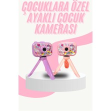 Çocuk Için Eğitici Video Kamera Ayaklı Mini Fotoğraf Makinesi - Lisinya