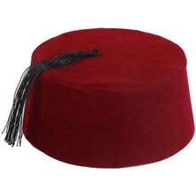 İsmiyle Al Mey Ithalat® Bordo Renk Osmanlı Fesi Yöresel Folklor Fesi Şapkası 7 No 8-10 Yaş
