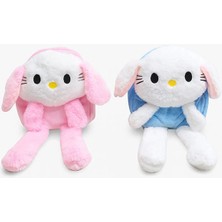 Livenda Işıklı Peluş Oynar Kulaklı My Melody ve Cinnamoroll Sırt Çantası