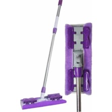 Braventa Collection Scratch Anet Sihirli Teleskopik Saplı 4 Mandall Tablet Mop Yedek Bezli