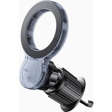 Braventa Collection Teknosepetim Havalandırmaya Takılan Araç Içi Telefon Tutucu Manyetik Mıknatıslı 2 Yuvarlak Halka Hed