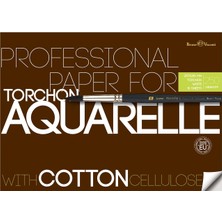 Braventa Collection Bruno Visconti Torchon Pamuk Elyaflı Suluboya Kağıdı, Dosyalı. 250 Gr. A2 10 Yp (Millimeters, A4 297