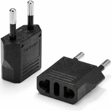 Braventa Collection Kyrotech Amerikan Fiş Çevirici, Tip C Priz Dönüştürücü, Seyahat Adaptörü, Abd Ingiliz Fişini Avrupa/
