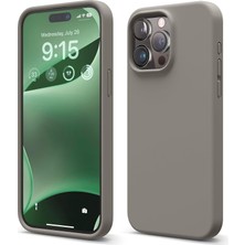 Braventa Collection iPhone 14 Pro Max Uyumlu Özel Ipeksi Dokunuş Hissi Veren Içi Yumuşak Kadife Lansman Silikon Kılıf Ka