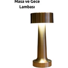 İsmiyle Al Mey Ithalat® 3 Kademeli Dokunmatik Başucu Lambası – Pil ile Sağlam Kablosuz Tasarım