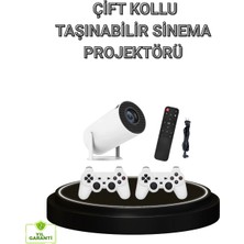 İsmiyle Al Mey Ithalat® Bluetooth 5.0 ve Wi-Fi 6 Akıllı 4K Projeksiyon