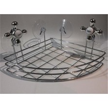 Banyo Organizeri - Çok Amaçlı Köşe Organizer Vantuzlu - Lisinya