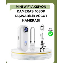 İsmiyle Al Mey Ithalat® 1080P Wifi Spor Kamerası Su Geçirmez Mini Aksiyon Kamera
