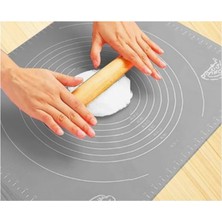 Braventa Collection Hamur Matı, Kaymaz, Silikon Hamur Açma ve Hamur Kesme Matı (NKS168)