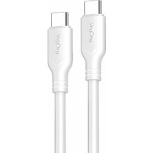 Braventa Collection Veggieg 60W Type-C To Type-C Hızlı Şarj ve Data Kablosu 1.2 Metre