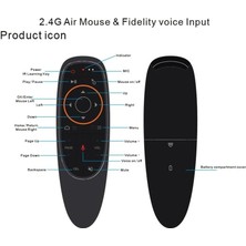 Braventa Collection Android Tv Box Kumandası 2.4g Kablosuz Air Mouse 6 Eksenli Jiroskop Akıllı Pc Android Dizüstü Projek