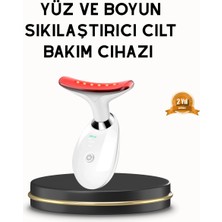 İsmiyle Al Mey Ithalat® Boyun ve Gıdı Toparlayıcı Ems Cilt Sıkılaştırıcı 7000 Titreşim Isı Terapi