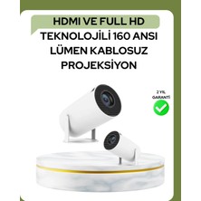 İsmiyle Al Mey Ithalat® Ultra Pro Full Hd ve 4K Destekli 130 Inç Projeksiyon Cihazı