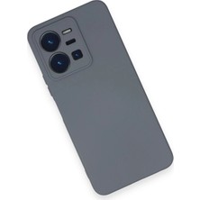 Azrlya Newface Vivo Y35 Kılıf Nano Içi Kadife Silikon - Gri