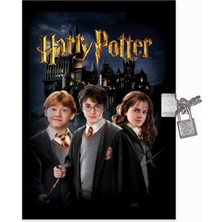 Braventa Collection Keskin Color Harry Potter 14X20 80 Yapraklı Kilitli Hatıra Defteri