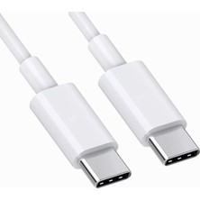 Braventa Collection Type C-C, 60WATT Pd, Tpe Hızlı Şarj & Data Kablosu, iPhone 15/16 ve Android Için (100 Cm)