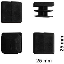 LTG Nova Mey Ithalat® Kare Profil Iç Tapa 25X25 mm 4 Adet