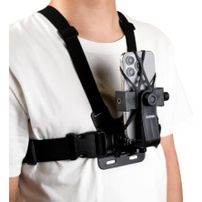 Braventa Collection Aksiyon Kamera ve Telefon Tutucu Göğüs Askısı Gezi Seyahat ve Sürüşlerde Kullanmak Için Boyundan Kay